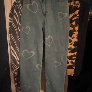 Hollister Light Blue High-Rise Dad Jeans